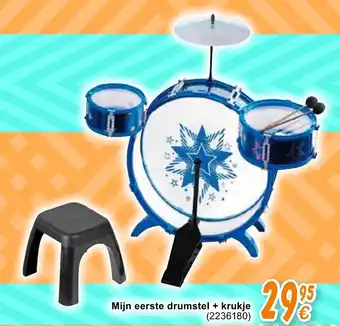 Cora Mijn eerste drumstel + krukje aanbieding