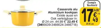 Cora Casserole alu Aluminium kookpan 20cm aanbieding