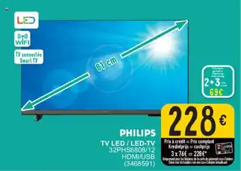 Cora PHILIPS TV LED LED-TV aanbieding