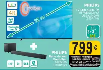 Cora PHILIPS TV LED LED-TV aanbieding