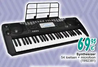 Synthesizer 54 toetsen + microfoon