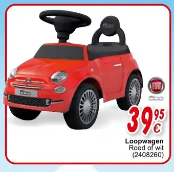 Loopwagen Rood of wit