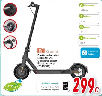 Cora Elektrische step Essential aanbieding