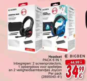 Cora Headset Pack 6 in 1 aanbieding