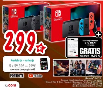 Cora Console Switch aanbieding