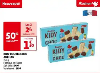 Auchan KIDY DOUBLE CHOC aanbieding