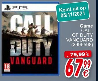 Cora Game Call of Duty Vanguard aanbieding