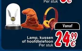 Cora Lamp, kussen of hoofdtelefoon Per stuk aanbieding