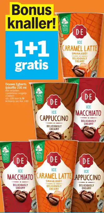 Albert Heijn Douwe Egberts ijskoffie 230 ml aanbieding