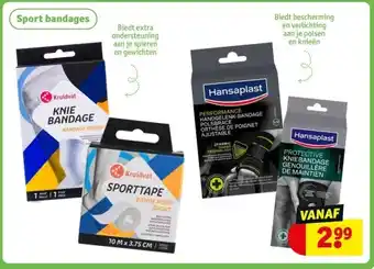 Kruidvat Sport bandages aanbieding