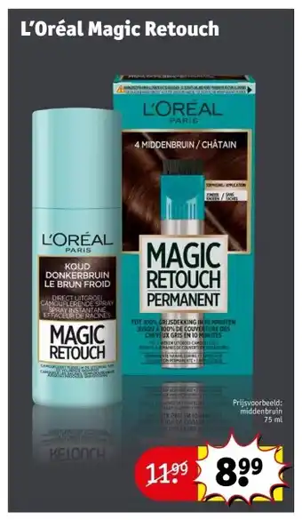 Kruidvat L’Oréal Magic Retouch aanbieding