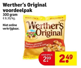 Kruidvat Werther’s Original voordeelpak aanbieding