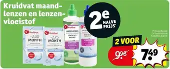 Kruidvat Kruidvat maandlenzen en lenzenvloeistof aanbieding