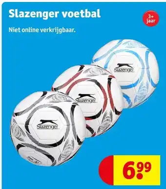 Kruidvat Slazenger voetbal aanbieding