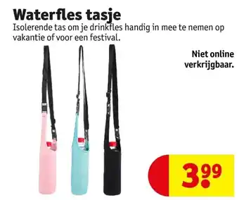 Kruidvat Waterfles tasje aanbieding