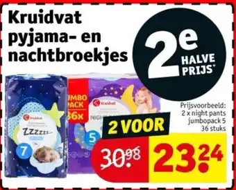 Kruidvat Pyjama- en nachtbroekjes aanbieding