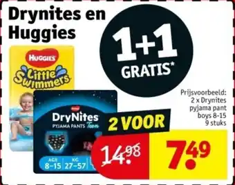 Kruidvat Drynites en Huggies aanbieding