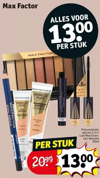 Kruidvat Max Factor aanbieding