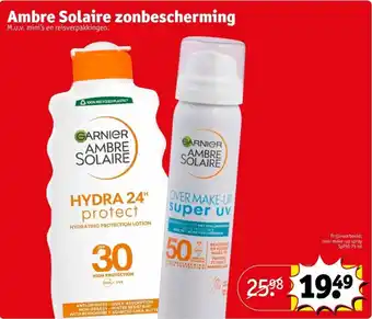 Kruidvat Ambre Solaire Zonbescherming aanbieding