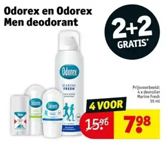 Kruidvat Odorex en Odorex Men deodorant aanbieding