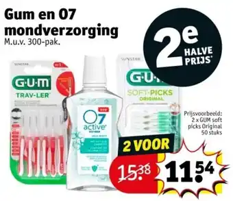 Kruidvat Gum en 07 mondverzorging aanbieding