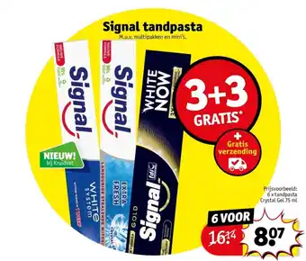 Kruidvat Signal tandpasta aanbieding