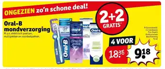 Kruidvat Oral-B mondverzorging aanbieding