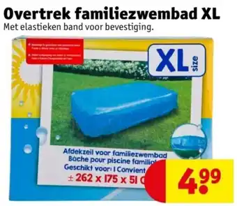 Kruidvat Overtrek familiezwembad XL aanbieding