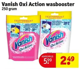 Kruidvat Vanish Oxi Action wasbooster 250 gram aanbieding