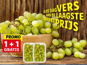 Lidl Pitloze witte druiven aanbieding