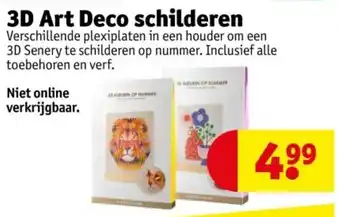 Kruidvat 3D Art Deco schilderen aanbieding