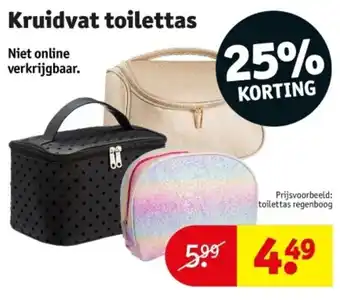 Kruidvat Toilettas aanbieding