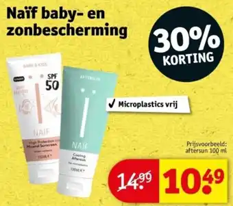 Kruidvat Naïf baby-en zonbescherming aanbieding