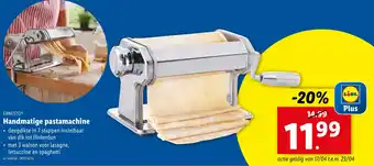 Lidl Handmatige pastamachine aanbieding