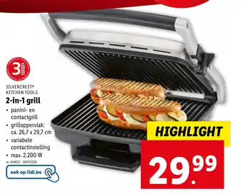 Lidl 2 in 1 grill aanbieding