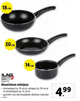 Lidl Aluminium minipan aanbieding