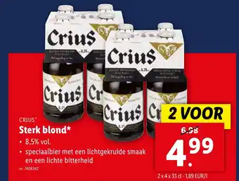 Lidl Sterk blond aanbieding