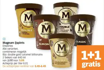 Albert Heijn Magnum ijspints aanbieding