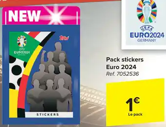 Carrefour Pack stickers Euro 2024 aanbieding