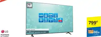 Carrefour LG 75UR76006 aanbieding