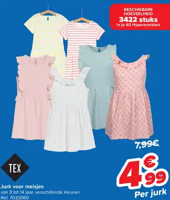 Carrefour Jurk voor meisjes aanbieding