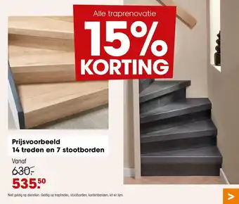 Kwantum Alle traprenovatie aanbieding