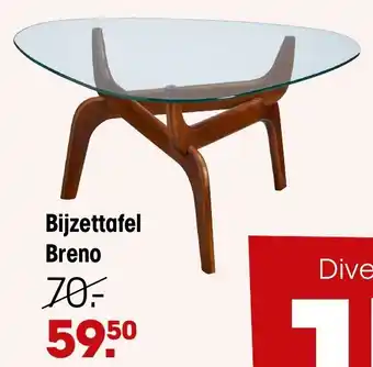 Kwantum Bijzettafel Breno aanbieding