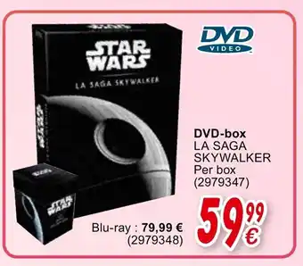 Cora DVD-box LA Saga Skywalker Per box aanbieding