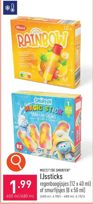 ALDI IJssticks aanbieding