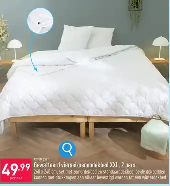 ALDI Gewatteerd vierseizoenendekbed XXL, 2 pers. aanbieding