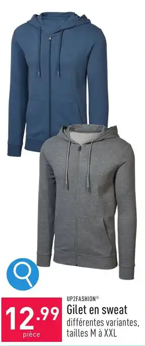 ALDI UP2FASHION Gilet en sweat aanbieding