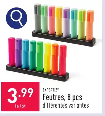 ALDI EXPERTIZ Feutres, 8 pcs aanbieding