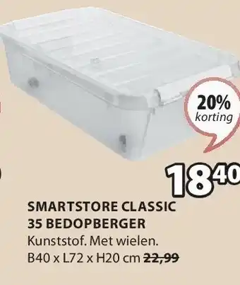 Jysk SMARTSTORE CLASSIC 35 BEDOPBERGER aanbieding