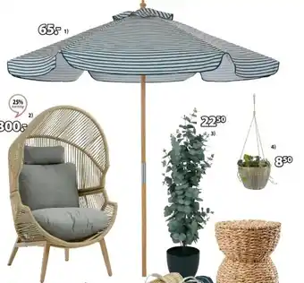 Jysk SMYGEHUK PARASOL aanbieding